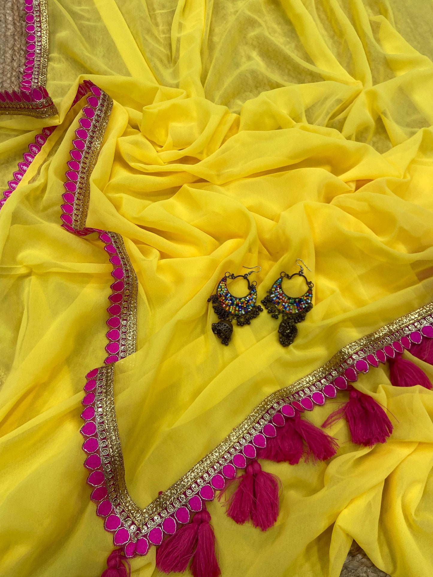 Ruhabs Beautiful Soft Georgette Sabyasachi Soquence Lace Work